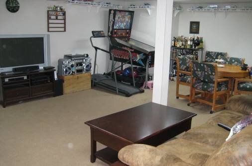 Finished Basement TV Room